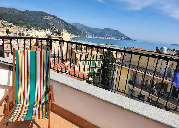 아파트 Terrazza Vista Fronte Mare 라이구에글리아